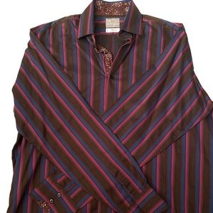 Thomas Dean Men’s Button Down Shirt - XL
